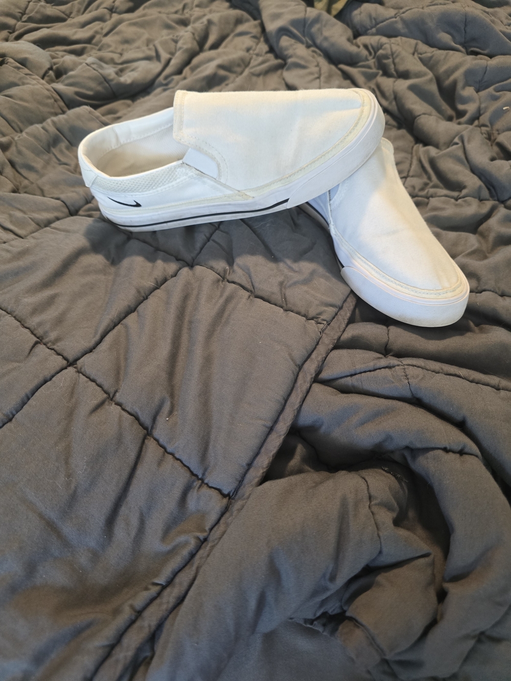 Nike Slip-On Canvas Shoes in White